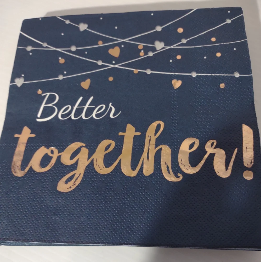 Bridal Shower, napkins and plates.